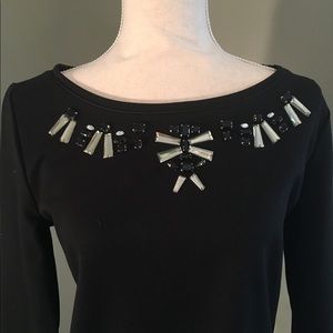 Ann Taylor Jeweled Blouse